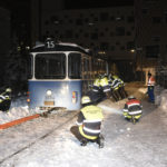 Neuhausen: Tram entgleist