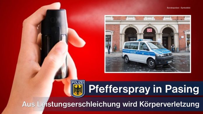 Heftiges Gerangel bei Fahrscheinkontrolle - Prüfdienstmitarbeiter setzten Pfefferspray ein Heftiges Gerangel bei Fahrscheinkontrolle - Prüfdienstmitarbeiter setzten Pfefferspray ein