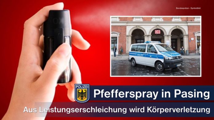 Heftiges Gerangel bei Fahrscheinkontrolle - Prüfdienstmitarbeiter setzten Pfefferspray ein