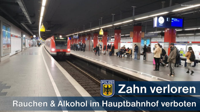 Hauptbahnhof: Zwei Verletzte bei Streit um Rauch und Alkohol - 26-Jähriger verlor Zahn Hauptbahnhof: Zwei Verletzte bei Streit um Rauch und Alkohol - 26-Jähriger verlor Zahn