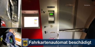Fahrausweisautomat versucht aufzubrechen: Drei Tatverdächtige festgenommen
