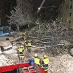 Bislang 120 Einsätze nach Schneefällen in München