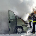 Harlaching: Kleinbus ausgebrannt