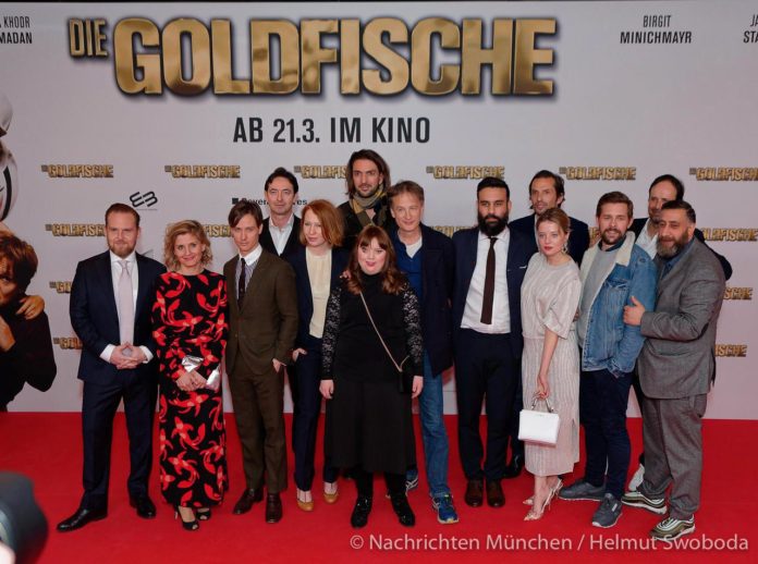 Die Goldfische feiert glanzvolle Weltpremiere in München Die Goldfische feiert glanzvolle Weltpremiere in München
