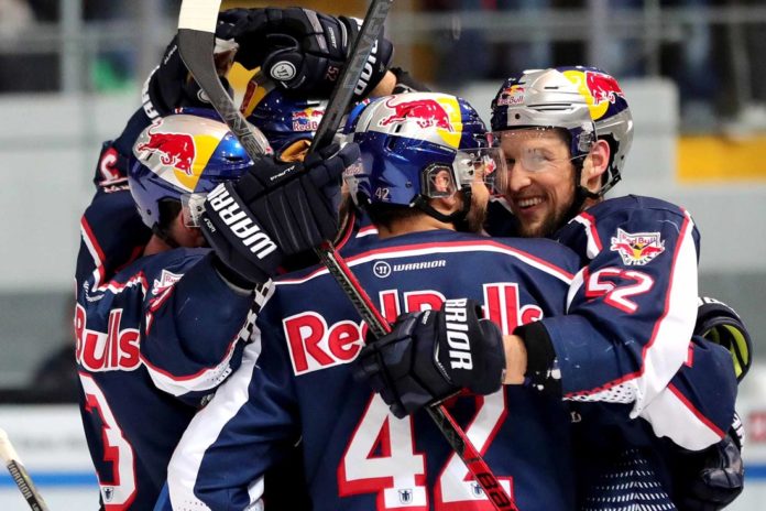 EHC Red Bulls stehen zum vierten mal in Folge im Finale EHC Red Bulls stehen zum vierten mal in Folge im Finale