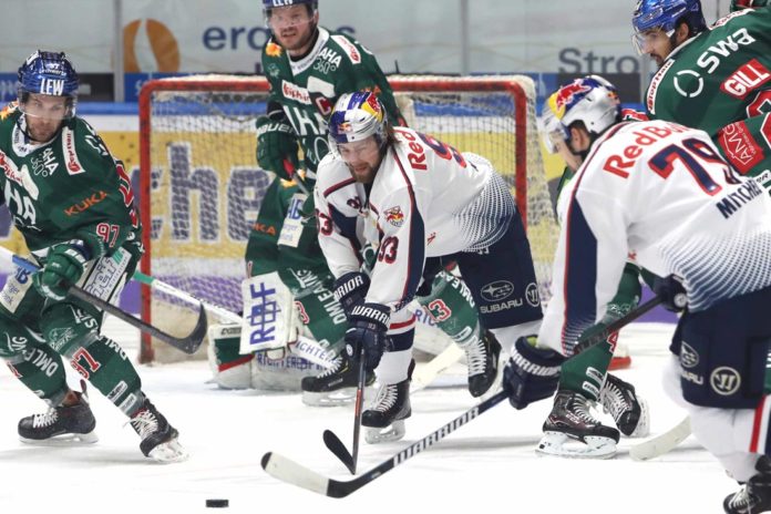EHC Red Bulls unterliegen in Augsburg EHC Red Bulls unterliegen in Augsburg