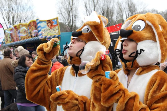 Die besten Osterhasen der Stadt hoppeln im Olympiapark Die besten Osterhasen der Stadt hoppeln im Olympiapark