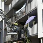 Balkonbrand greift über