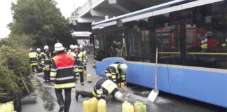 Sendling: Busunfall mit schweren Folgen