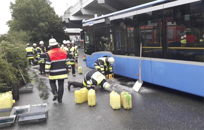 Sendling: Busunfall mit schweren Folgen