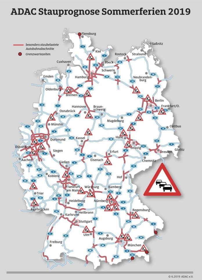 Die Stausituation auf Deutschlands Autobahnen