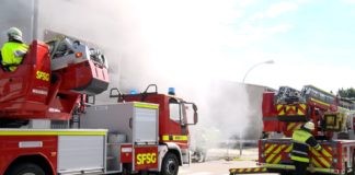 Großübung der Feuerwehr München