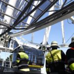 Brand im Verteilerkasten - 14 Menschen aus Hi-Sky Riesenrad gerettet