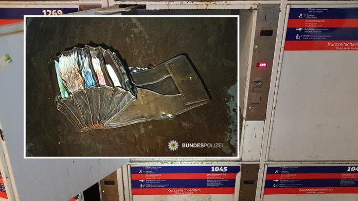 Geldbörse von Wiesnkellner im unverschlossenen Bahnhofs-Schließfach aufgefunden Geldbörse von Wiesnkellner im unverschlossenen Bahnhofs-Schließfach aufgefunden