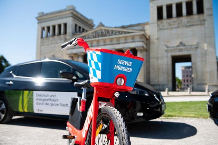 Jump Bikes von Uber in München