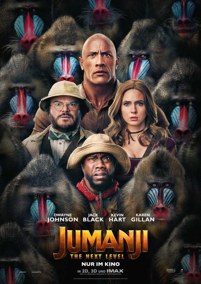 Jumanji: The next Level startet am 12. Dezember 2019