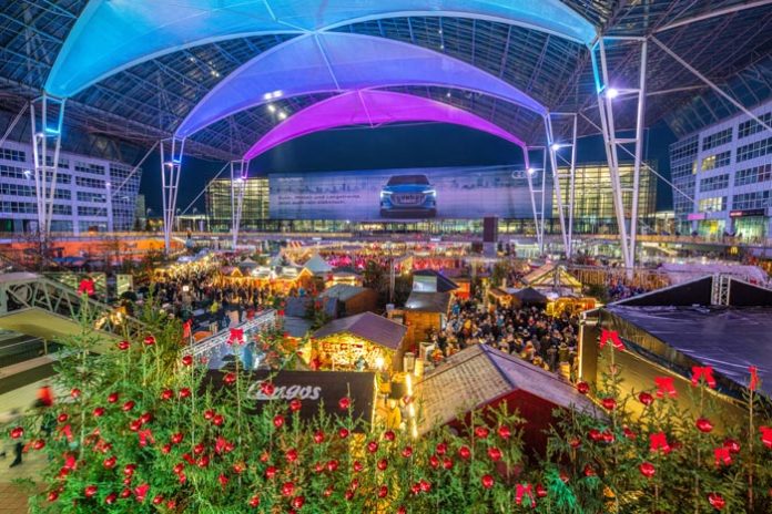 Flughafen München lädt zum Weihnachts- und Wintermarkt ein