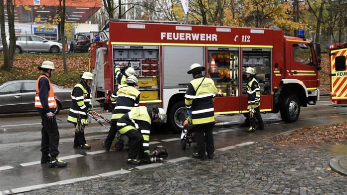 Schwierige Rettung nach Arbeitsunfall Schwierige Rettung nach Arbeitsunfall