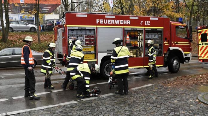 Schwierige Rettung nach Arbeitsunfall