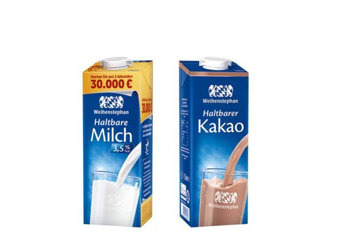 Rückruf Weihenstephan H-Milch 3,5% (1 Liter) und Weihenstephan H-Kakao (1 Liter)