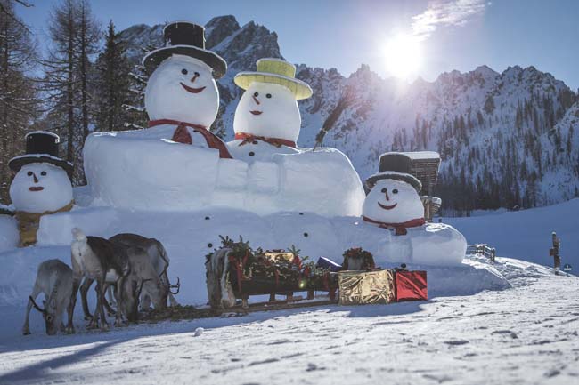 3 Zinnen Dolomiten deckt auf - Die geheime Weihnachts-Ski-Geschichte