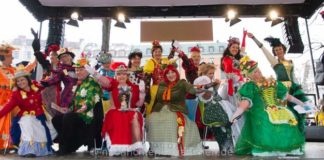 Unsinniger Donnerstag unter dem Motto „Fasching hat Herz“ auf dem Viktualienmarkt