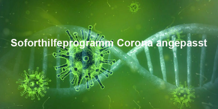 Soforthilfeprogramm Corona angepasst