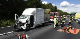 Schwerer Verkehrsunfall auf der Autobahn A99