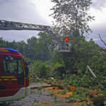 Unwetterbilanz der Münchner Feuerwehr