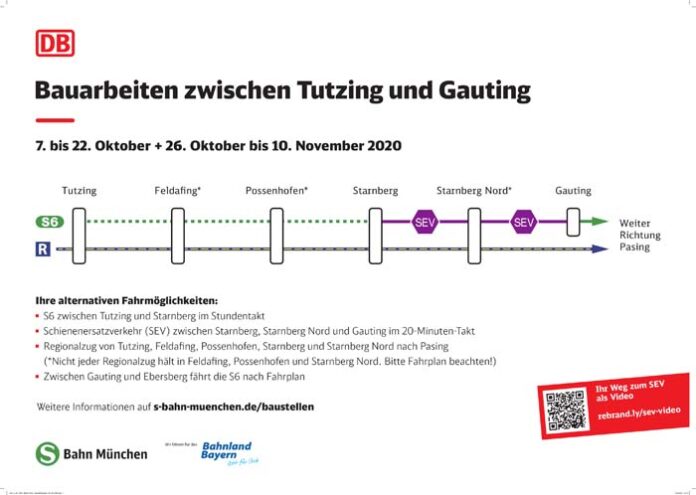 Bahn erneuert Gleise zwischen Gauting und Starnberg Bahn erneuert Gleise zwischen Gauting und Starnberg