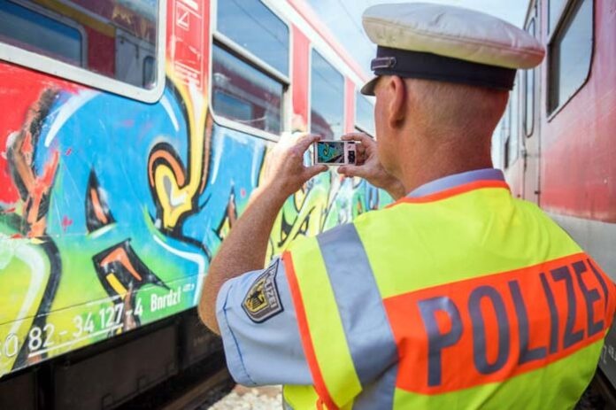 Grafftisprayer geschnappt Grafftisprayer geschnappt