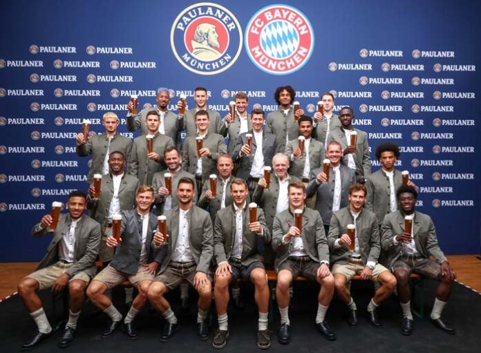 Triple, Tracht und Tradition - Das FC Bayern Lederhosenshooting 2020