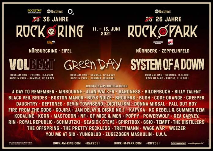 Vorverkaufsstart und neue Bandwelle für Rock am Ring & Park 2021 Vorverkaufsstart und neue Bandwelle für Rock am Ring & Park 2021