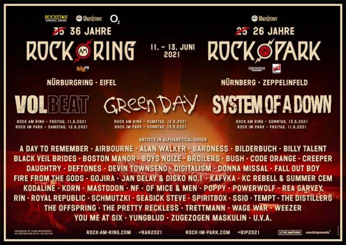 Vorverkaufsstart und neue Bandwelle für Rock am Ring & Park 2021