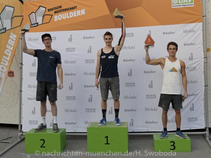 Deutsche Meisterschaft Bouldern - Hannah Meul und Philipp Martin holen die Titel