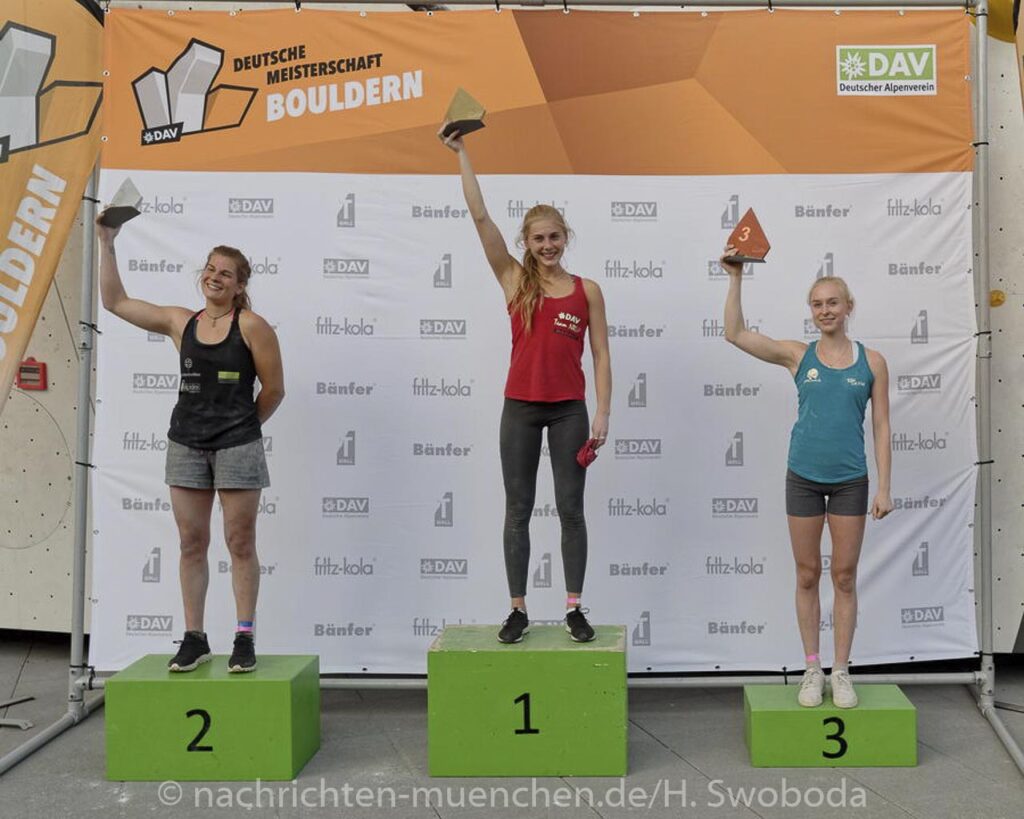 Deutsche Meisterschaft Bouldern - Hannah Meul und Philipp Martin holen die Titel