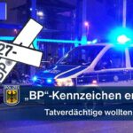 Kfz-Kennzeichen von Streifenfahrzeug entwendet