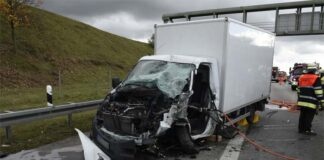 Schwerer Verkehrsunfall auf der Autobahn