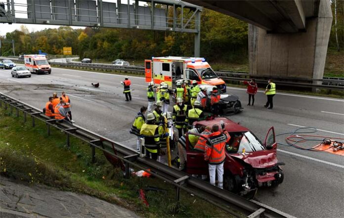 A99 Fahrtrichtung Lindau: Verkehrsunfall sorgt für langen Stau