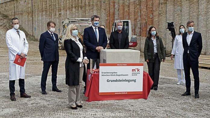 München Klinik Bogenhausen: Grundstein für den München Klinik Bogenhausen: Grundstein für den