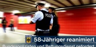 Erfolgreiche Reanimation - 58-Jähriger von Bundespolizisten wiederbelebt