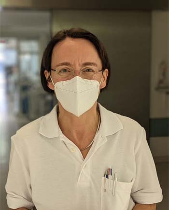 Dr. Ines Kaufmann, Oberärztin der Intensivstation in der München Klinik Neuperlach. Bildnachweis: München Klinik 