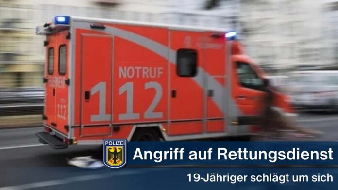 Angriff auf Mitarbeiter des Rettungsdienstes