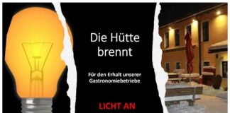 Die Hütte brennt