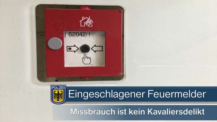 Eingeschlagener Feuermelder beeinträchtigt S-Bahnverkehr - 53-Jähriger bereits polizeibekannt Eingeschlagener Feuermelder beeinträchtigt S-Bahnverkehr - 53-Jähriger bereits polizeibekannt
