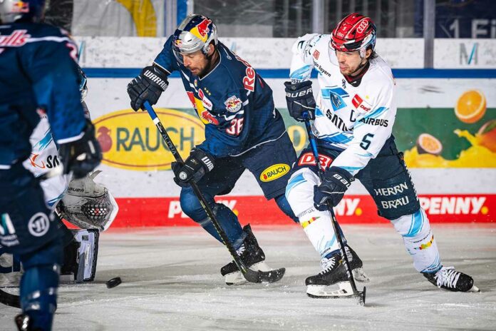 EHC Red Bulls verlieren erstes Viertelfinal-Spiel gegen Ingolstadt EHC Red Bulls verlieren erstes Viertelfinal-Spiel gegen Ingolstadt