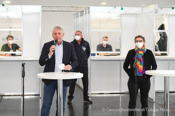 500.000 Impfung im Impfzentrum Riem