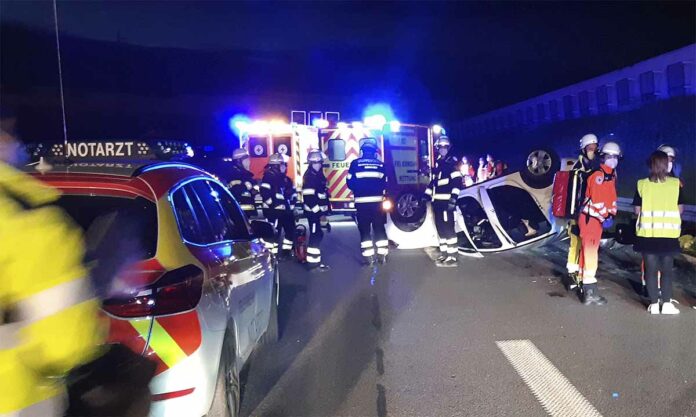 Verkehrsunfall mit vier Verletzten