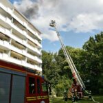 Dachterrassenbrand in Bogenhausen Dachterrassenbrand in Bogenhausen
