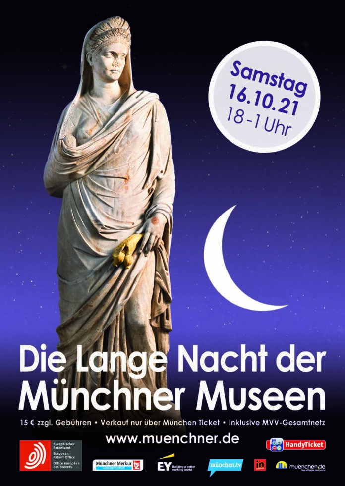 Auf geht's zur Langen Nacht der Münchner Museen am 16. Oktober 2021 Auf geht's zur Langen Nacht der Münchner Museen am 16. Oktober 2021